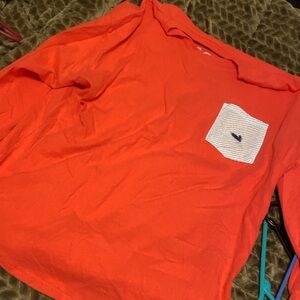 Southern Marsh Red Long Sleeve Top